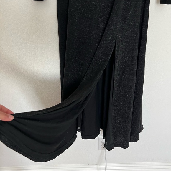 Alamour the Label Norma Long Sleeve A-Line Midi Dress Black M *Missing Bra* - Picture 7 of 10